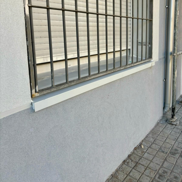 Vierteaguas de Aluminio 220x1250mm - Tipo 3