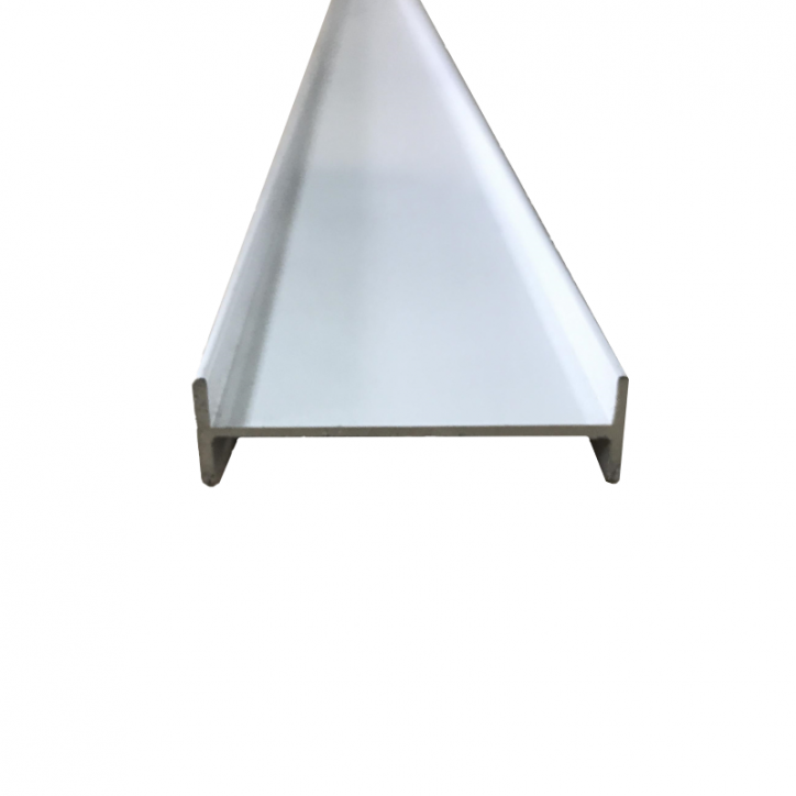 Perfil unión 40mm. en aluminio