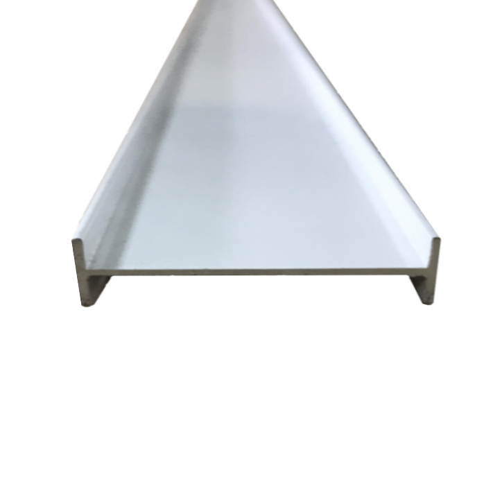 Perfil unión 120mm. en aluminio