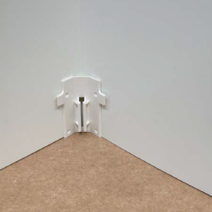 Esquinero para Rodapié 90mm en PVC Esquinero para Rodapié 90mm en PVC