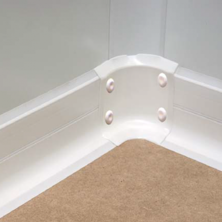 Esquinero para Rodapié 90mm en PVC Esquinero para Rodapié 90mm en PVC
