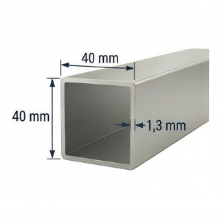 Tubo de Aluminio 40x40mm