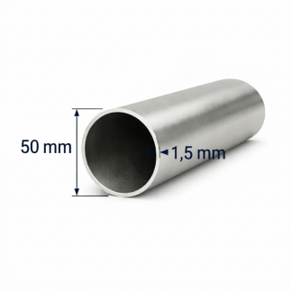 Tubo redondo de Aluminio 50mm