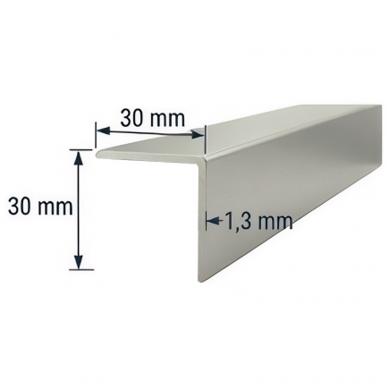 Angulo de Aluminio 30x30mm