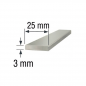 Pletina de Aluminio 25x3mm