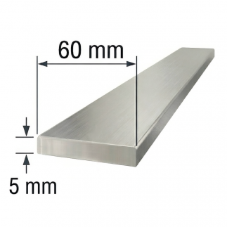 Pletina de Aluminio 60x5mm