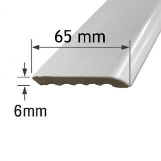 Tapajuntas de PVC 65x6mm