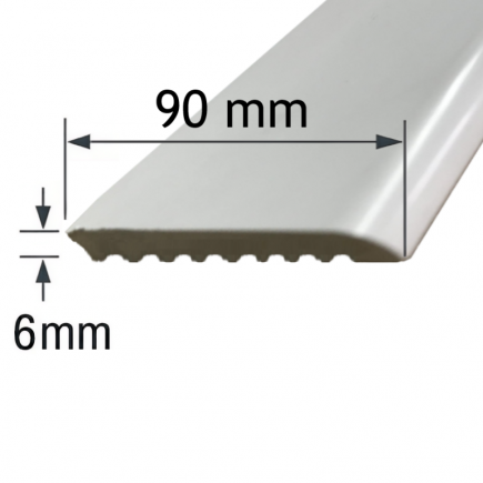 Tapajuntas de PVC 90x6mm