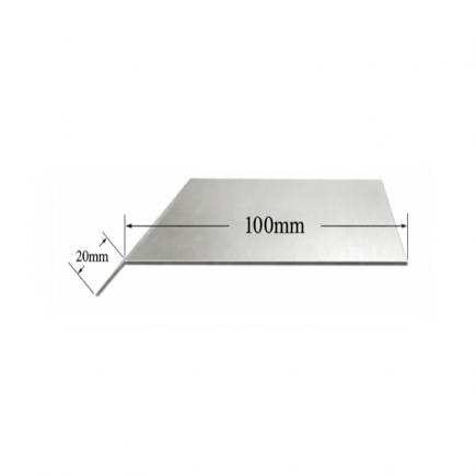 Vierteaguas de Aluminio 100mm - Tipo 1