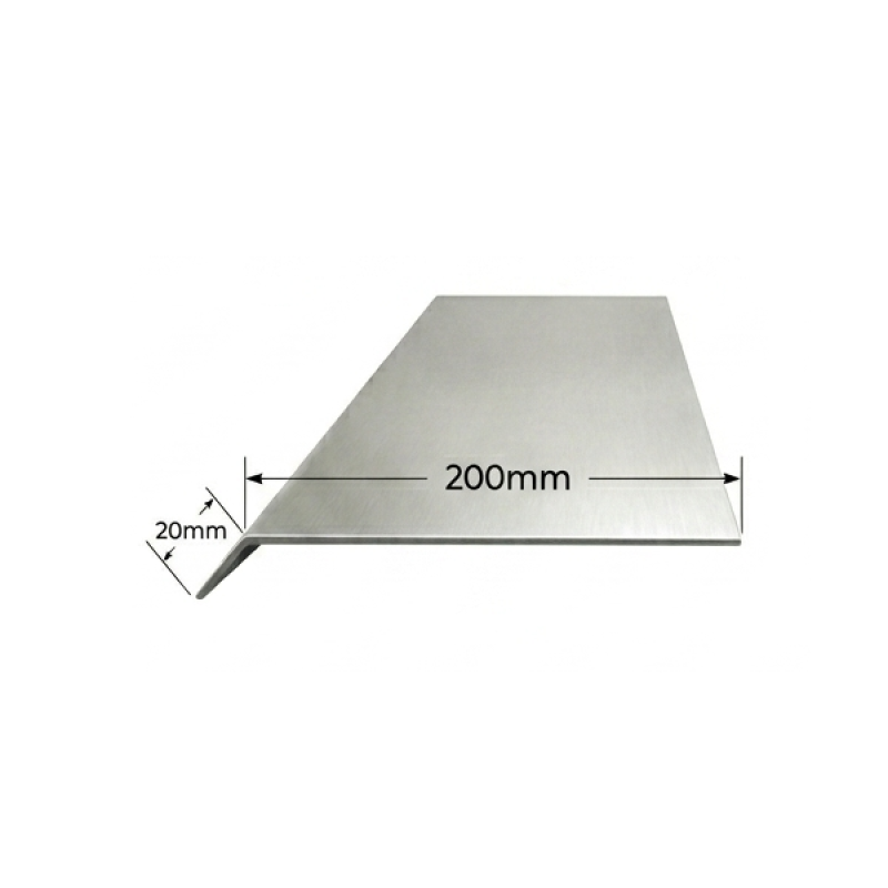 Vierteaguas de Aluminio 200mm - Tipo 1