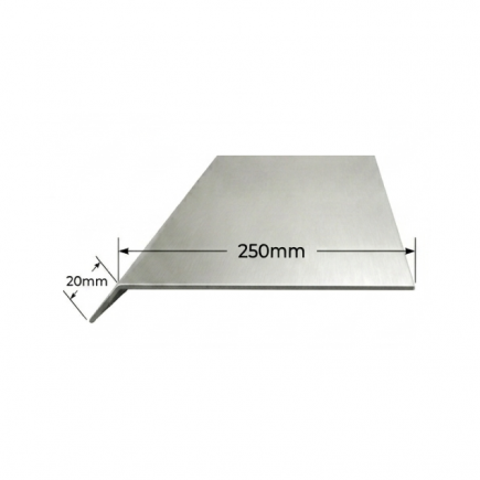 Vierteaguas de Aluminio 250mm - Tipo 1