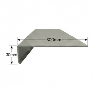Vierteaguas de Aluminio 300mm - Tipo 3