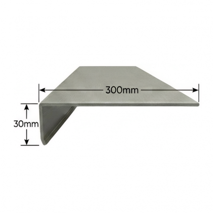 Vierteaguas de Aluminio 300mm - Tipo 3