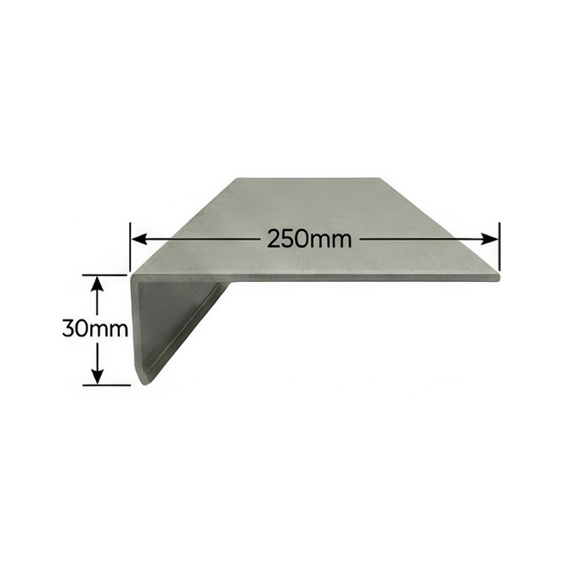 Vierteaguas de Aluminio 250mm - Tipo 3