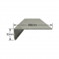 Vierteaguas de Aluminio 250mm - Tipo 3