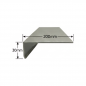 Vierteaguas de Aluminio 200mm - Tipo 3 Vierteaguas de Aluminio 200mm - Tipo 3