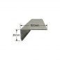 Vierteaguas de Aluminio 100mm - Tipo 3