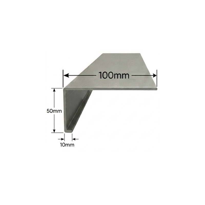 Vierteaguas de Aluminio 100mm - Tipo 2