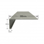 Vierteaguas de Aluminio 250mm - Tipo 2
