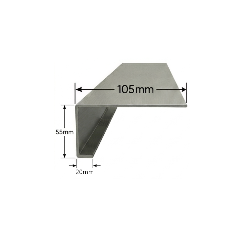 Vierteaguas de Aluminio 105mm - Tipo 5