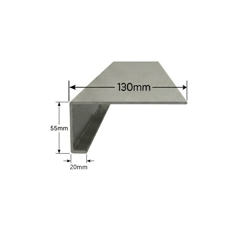 Vierteaguas de Aluminio 130mm - Tipo 5