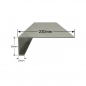 Vierteaguas de Aluminio 230mm - Tipo 5