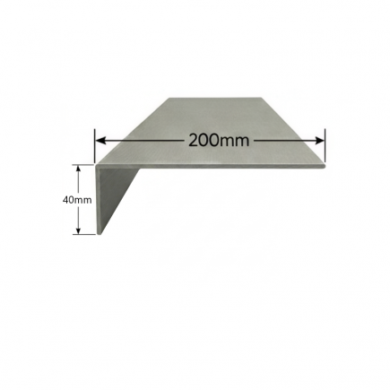 Vierteaguas de Aluminio 200mm - Tipo 6