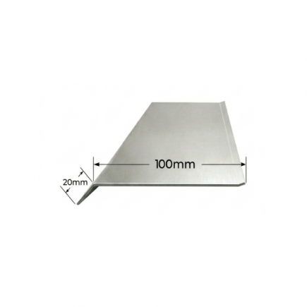Visera de Aluminio 100mm - Tipo 1