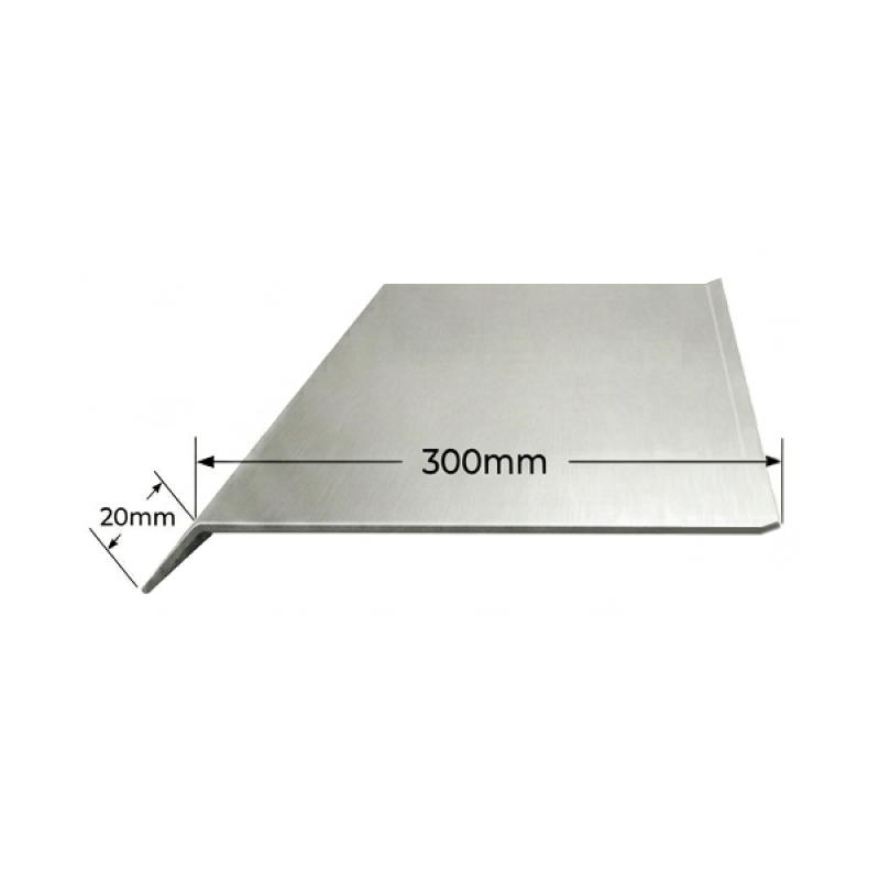 Visera de Aluminio 300mm - Tipo 1
