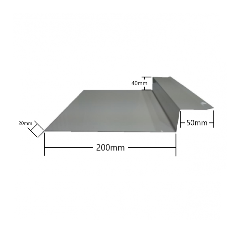 Visera de Aluminio 200mm - Tipo 2