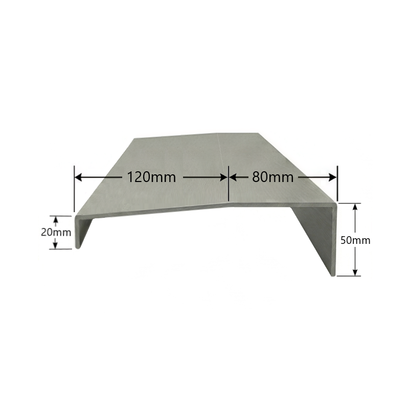 Visera de Aluminio 200mm - Tipo 8 Visera de Aluminio 200mm - Tipo 8