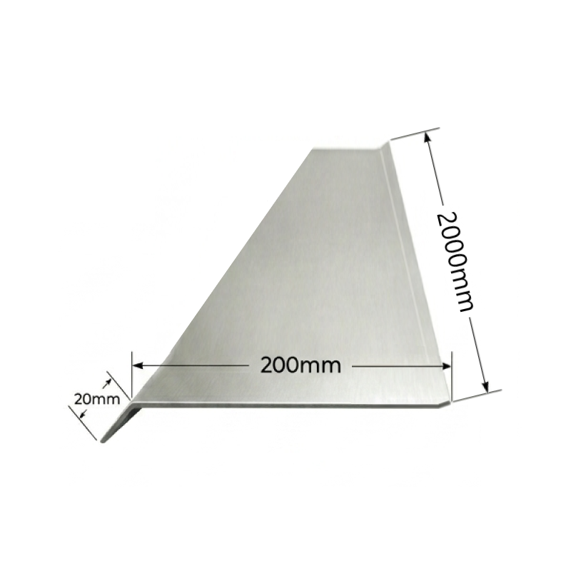 Visera de Aluminio 200x2000mm - Tipo 1 Visera de Aluminio 200x2000mm - Tipo 1