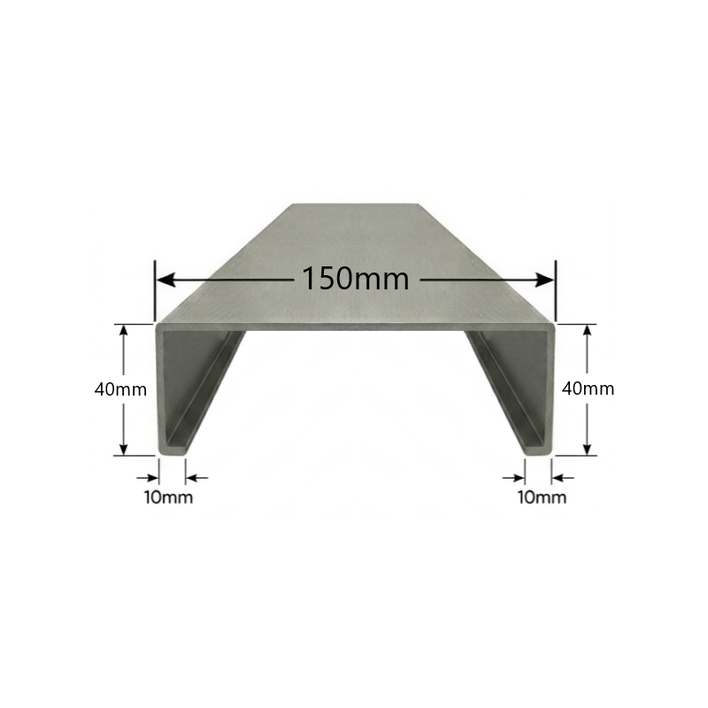 Albardilla de Aluminio 150mm - Tipo 1 Albardilla de Aluminio 150mm - Tipo 1
