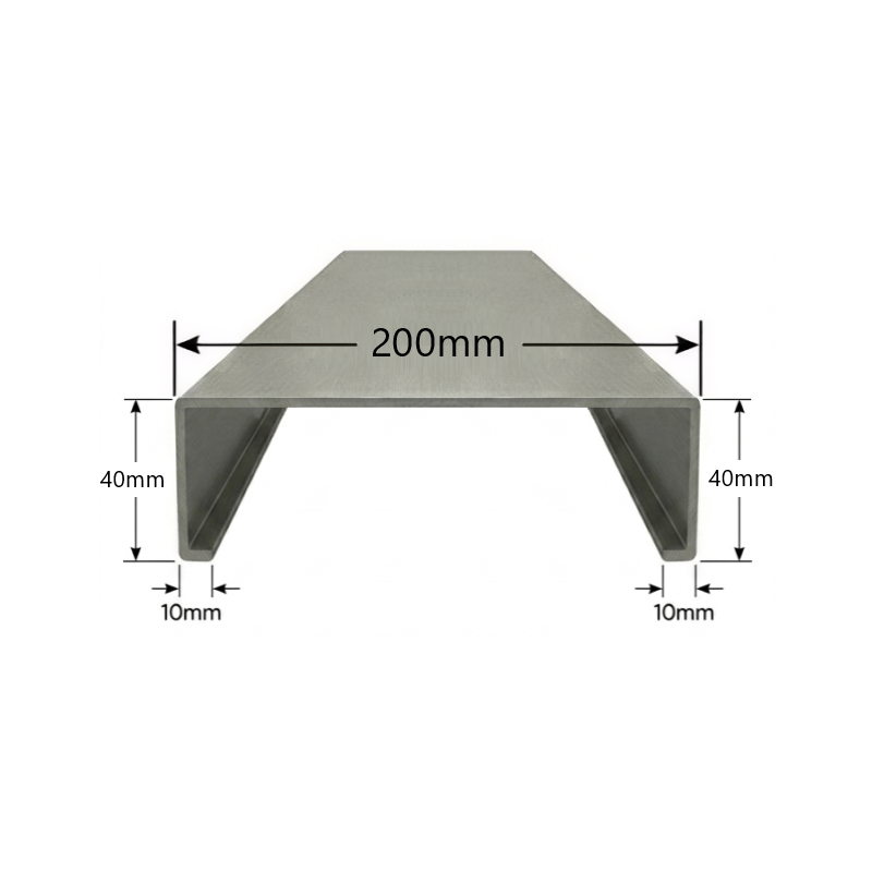 Albardilla de Aluminio 200mm - Tipo 1