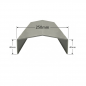 Albardilla de Aluminio 250mm - Tipo 4