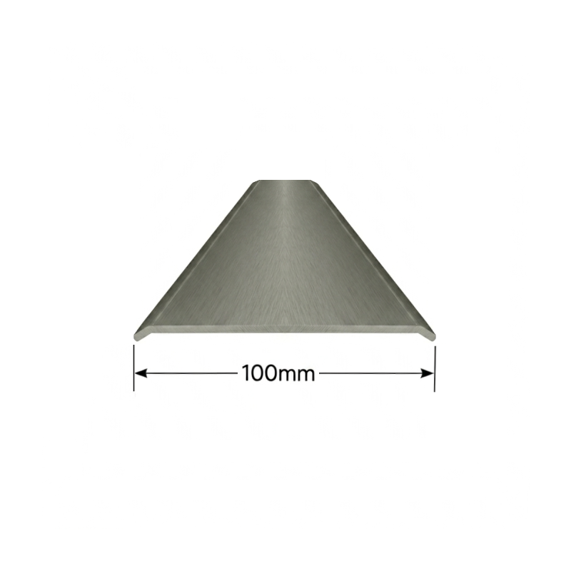 Tapeta plana de Aluminio 100mm