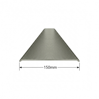 Tapeta plana de Aluminio 150mm