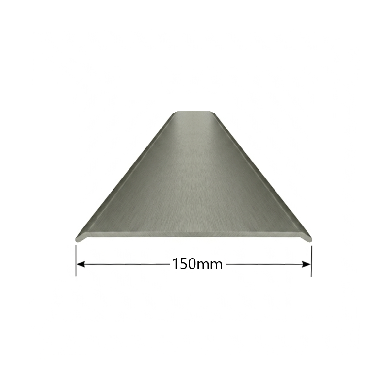 Tapeta plana de Aluminio 150mm