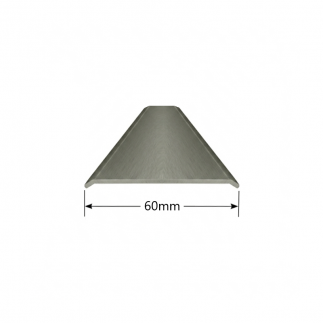 Tapeta plana de Aluminio 60mm