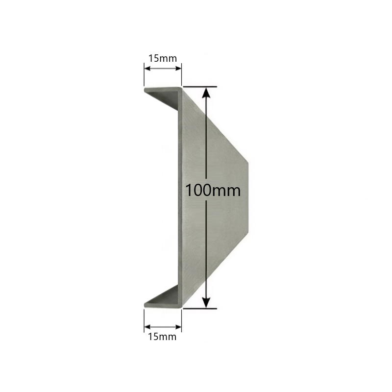 Rodapie de Aluminio 100mm
