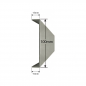 Rodapie de Aluminio 100mm