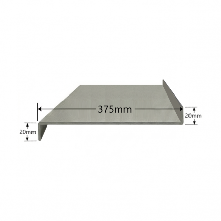 Estante para cartela 370mm.