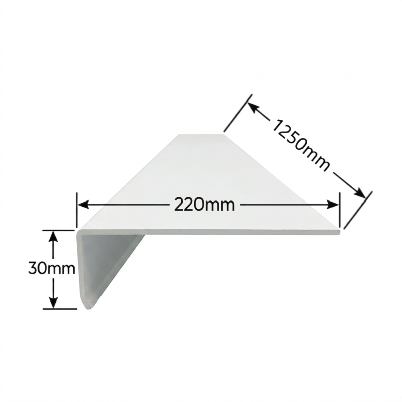 Vierteaguas de Aluminio 220x1250mm - Tipo 3 Vierteaguas de Aluminio 220x1250mm - Tipo 3