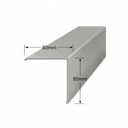 Angular 80x80mm. en chapa