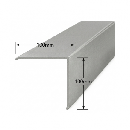 Angular 100x100mm. en chapa
