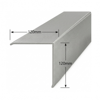 Angular 120x120mm. en chapa