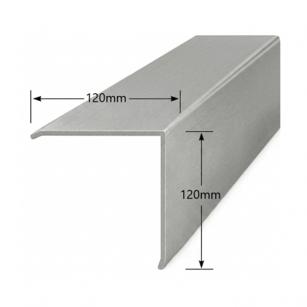 Angular 120x120mm. en chapa