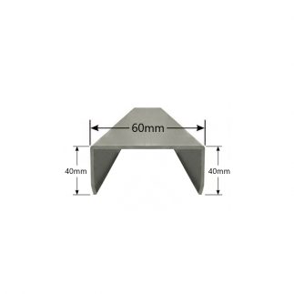 Tapeta U de 60mm