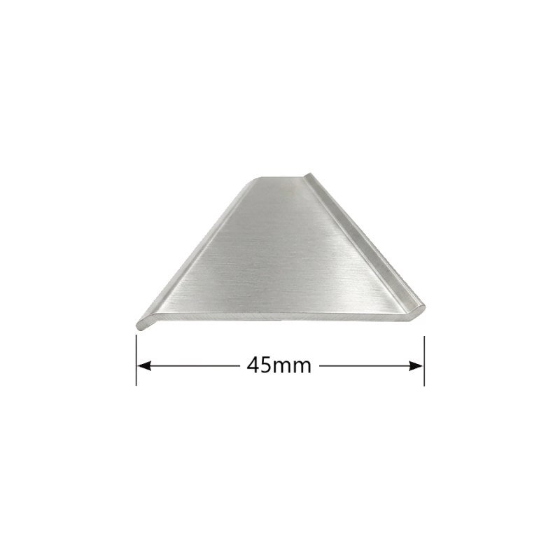 Perfil remate de Aluminio 45mm