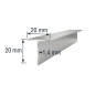 Perfil T 20mm en aluminio Perfil T 20mm en aluminio